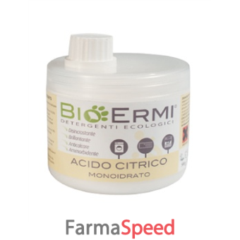 bioermi acido citrico monoidrato anticalcare 500 g