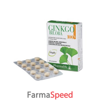 ginkgo biloba 100% 60 compresse