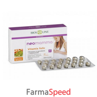 biosline neomamma vitamix folic 40 compresse 