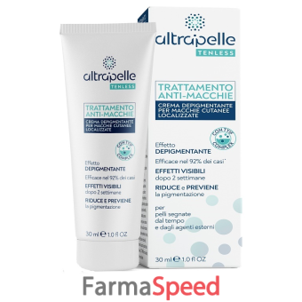 altrapelle tenless trattamento anti macchie crema depigmentante 30 ml