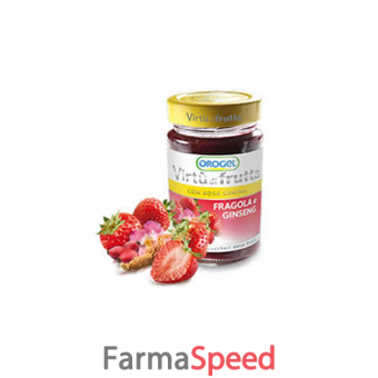 orogel marmellata fragola ginseng 260 g
