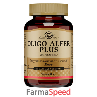 oligo alfer plus solgar 90 capsule vegetali