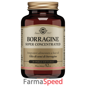 borragine super concentrated solgar 30 perle softgel