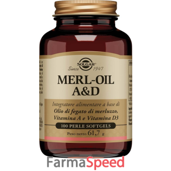 merl oil a&d solgar 100 perle softgel