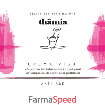 thamia crema viso sfere acido ialuronico rimpolpanti & complesso alghe antipollution anti-age 50 ml