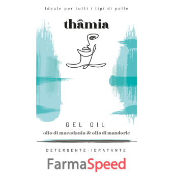 thamia gel oil struccante macadamia & olio di mandorle 150 ml