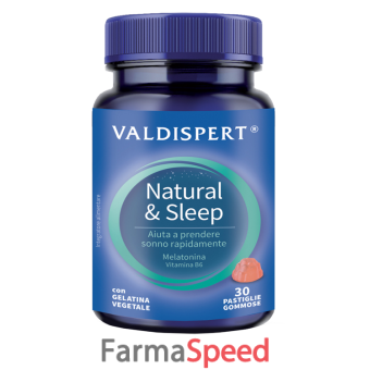 valdispert natural & sleep 30 pastiglie gommose