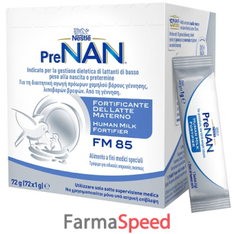 prenan fortificante del latte materno fm85 72 bustine x 1 g