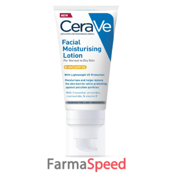 cerave crema viso idratante spf50 50 ml