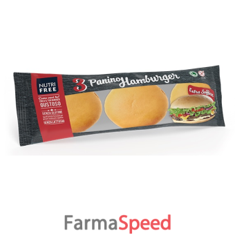 nutrifree panino hamburger 3 pezzi 110 g