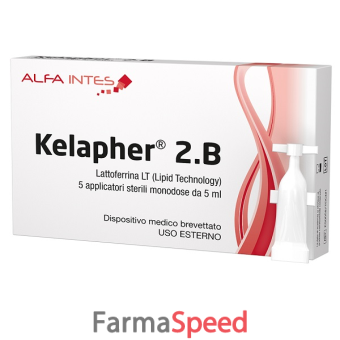 kelapher 2b 5 applicatori sterili monodose da 5 ml terapia topica