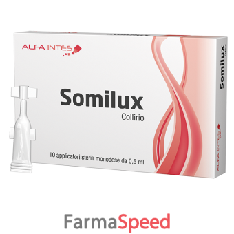 somilux collirio 10 applicatori sterili monodose da 0,5 ml