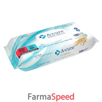 a+cure igiene corpo salviette imbevute 100 pezzi