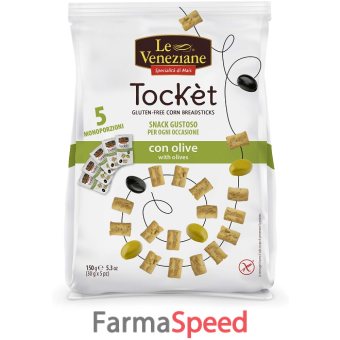 le veneziane tocket multipack con olive 30 g x 5 pezzi