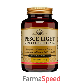 pesce light super concentrated solgar 30 perle