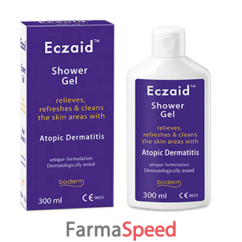 eczaid shower gel detergente e lenitivo in presenza di dermatite atopica 300 ml ce