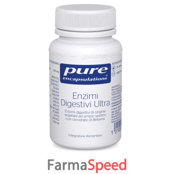 pure encapsulations enzimi digestivi ultra 30 capsule