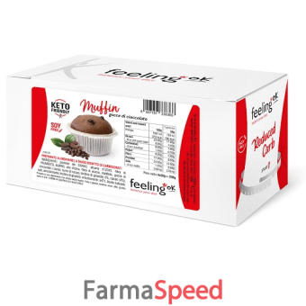 feeling ok muffin gocce cioccolato 50 g