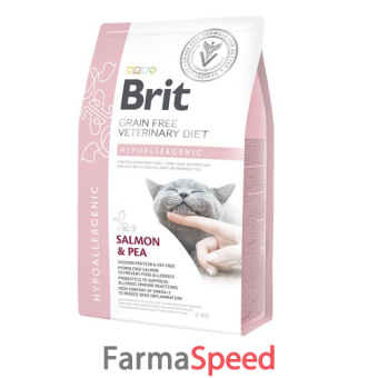 brit veterinary diet cat hypoallergenic 400 g