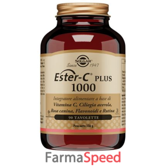 ester c plus 1000 solgar 90 tavolette