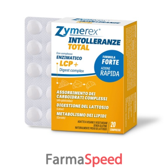 zymerex intolleranze total 20 compresse