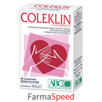 coleklin colesterolo <3mg 30 compresse