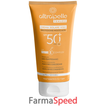 altrapelle tenless crema solare viso spf50+ 50 ml