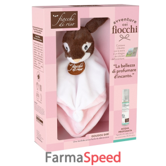 cofanetto fiocchi di riso avventure doudou rosa