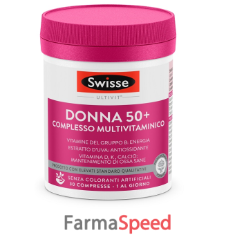 swisse multivitaminico donna 50+ 30 compresse