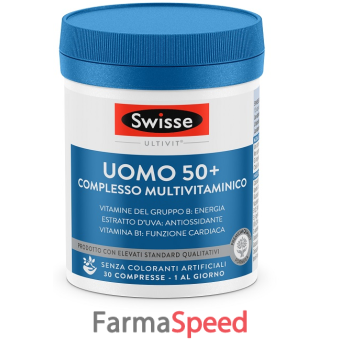 swisse multivitaminico uomo 50+ 30 compresse