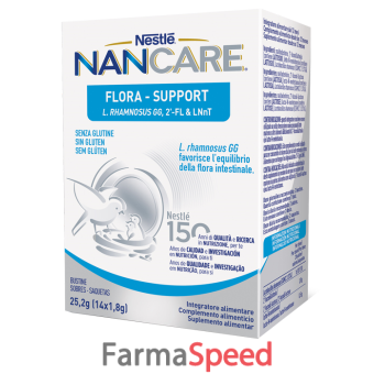 nestle' nancare flora support 14 bustine