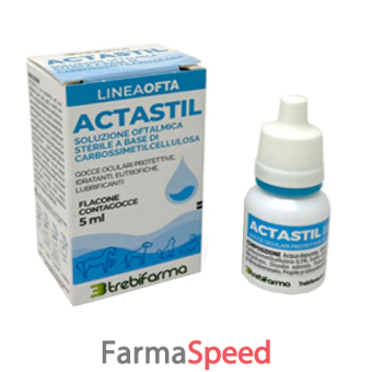 actastil soluzione oftalmica gocce oculari protettive idratanti eutrofiche lubrificanti 5 ml