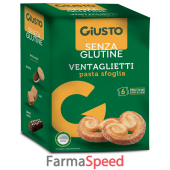 giusto senza glutine ventaglietti 6x25 g