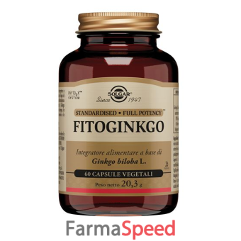 fitoginkgo solgar 60 capsule vegetali