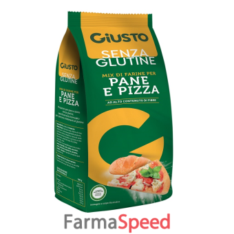 giusto senza glutine mix pane e pizza 500 g