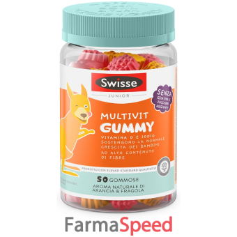 swisse junior multivit gummy 50 pastiglie gommose