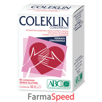 coleklin colesterolo <3mg 60 compresse