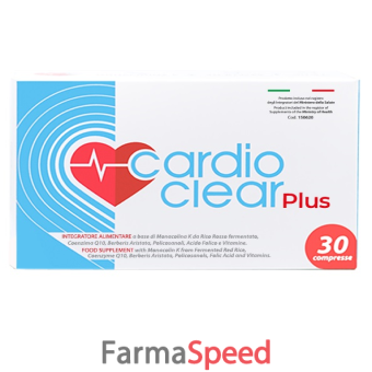 cardioclear plus 30 compresse