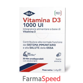 vitamina d3 ibsa 1000ui 30 film orodispersibili