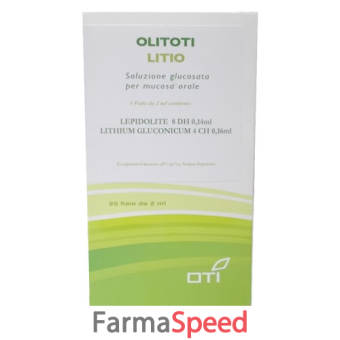 olitoti litio composto 20 fiale glucosate