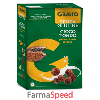 giusto senza glutine cioco tondo mais 250 g