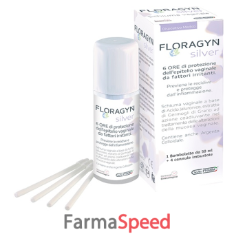 floragyn silver schiuma vaginale con argento colloidale 50 ml