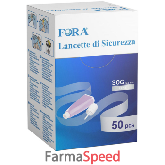 lancette pungidito fora safety lancet 50 pezzi