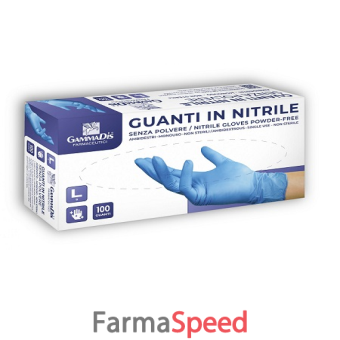 guanti nitrile senza polvere medium 100 pezzi
