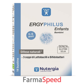 ergyphilus enfants 14 bustine da 2 g