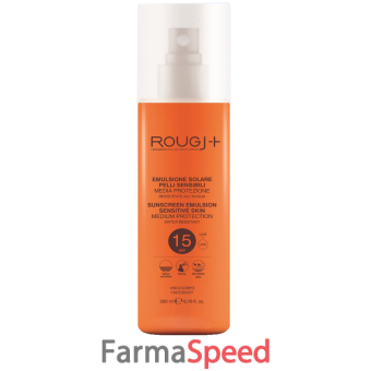 rougj solare spf15 intensif abbronzante 200 ml