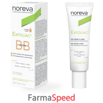 exfoliac bb creme claire light 30 ml