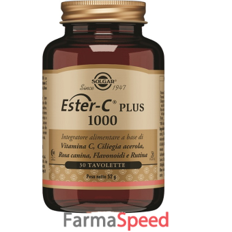 ester c plus 1000 solgar 30 tavolette