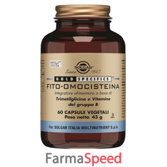fito omocisteina solgar 60 capsule vegetali