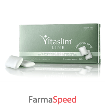 visislim line chewing gum 10 pezzi